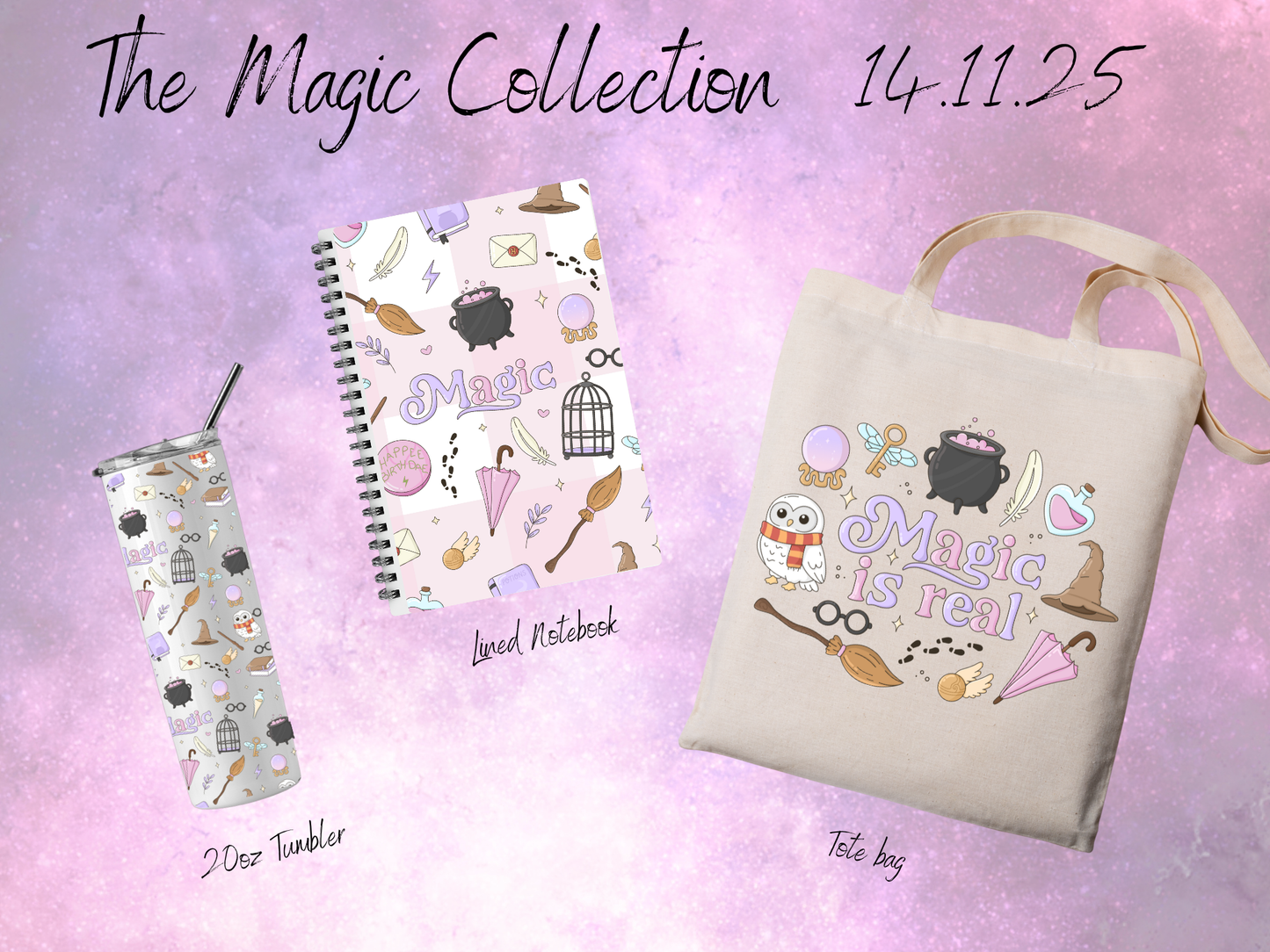 The Magic Collection Spiral Bound Lined Notebook