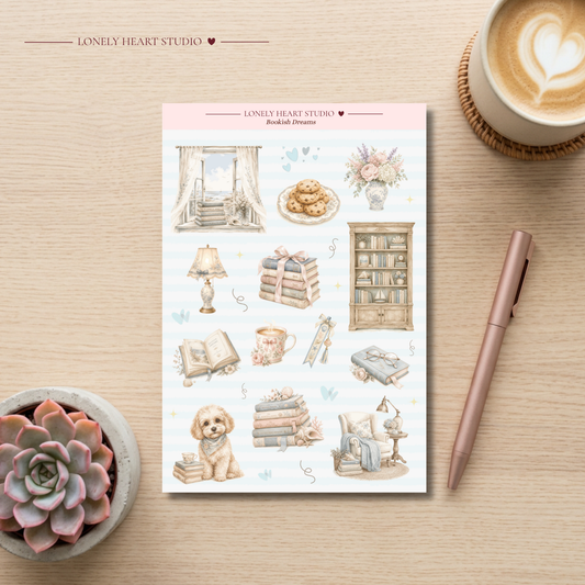 Bookish Dreams Sticker Sheet