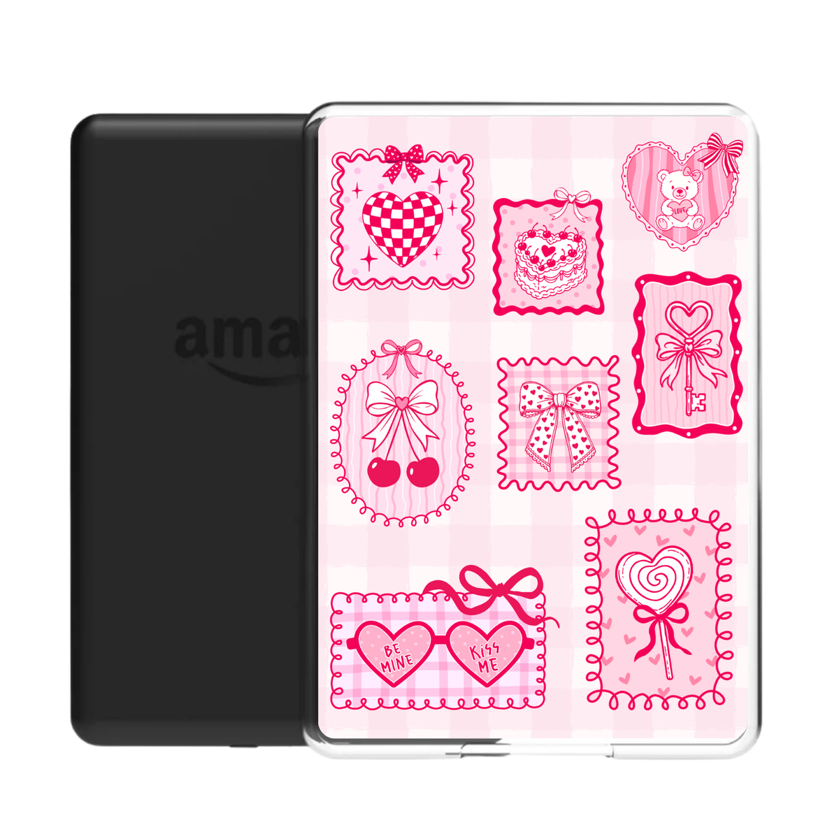 Pink Romance Stamps Coquette Kindle/E-Reader Inserts