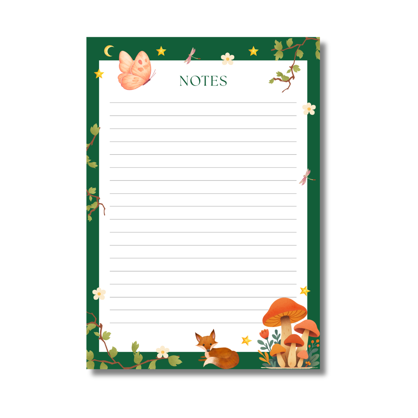 Woodland Escape: A5 Forest Notepad