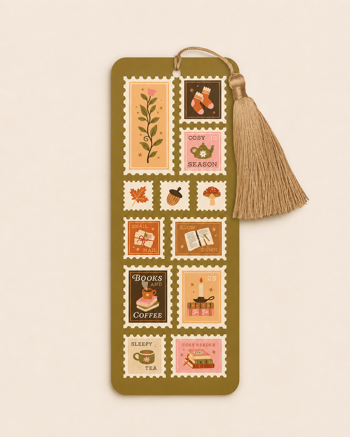 Vintage Postage Bookmark