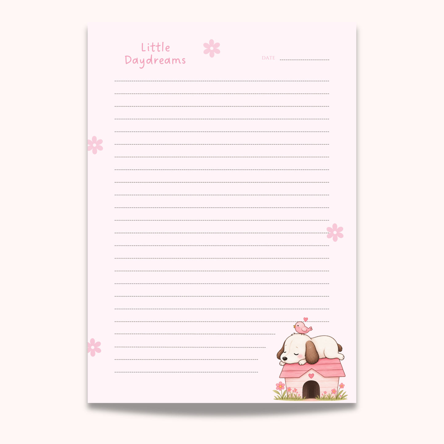 Little Daydreams- Daisy the Dog Notepad