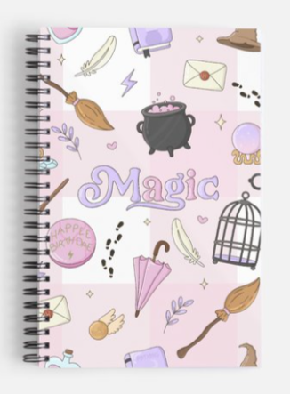 The Magic Collection Spiral Bound Lined Notebook