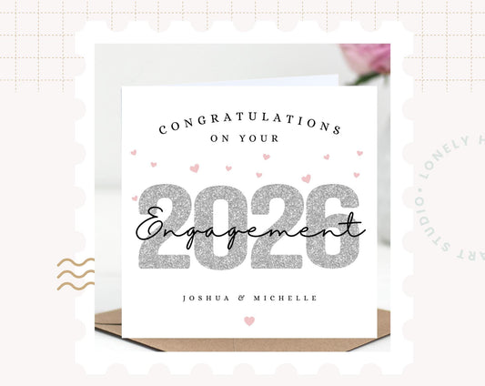 Personalised Engagement Card – Milestone