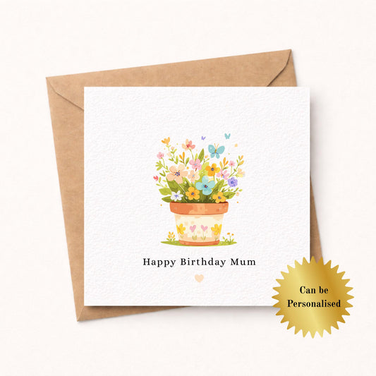 Spring Birthday Card for Mum