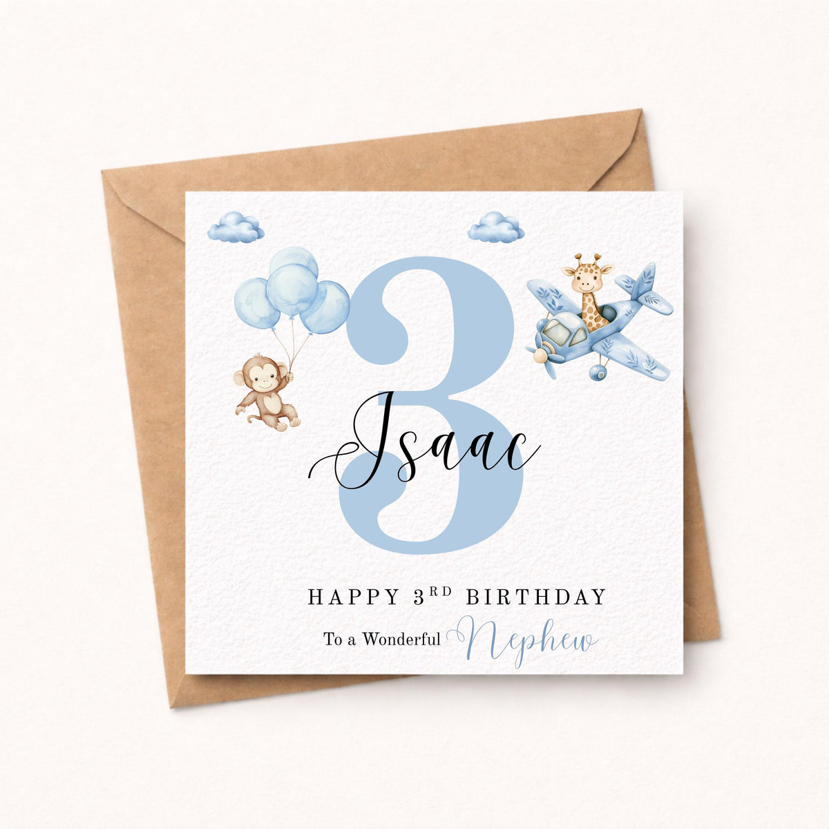 Personalised boys Birthday Card