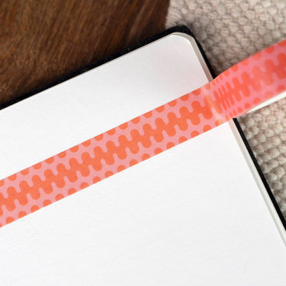 Wavy Geometric Washi Tape Set | Pattern Stationery Gift Set