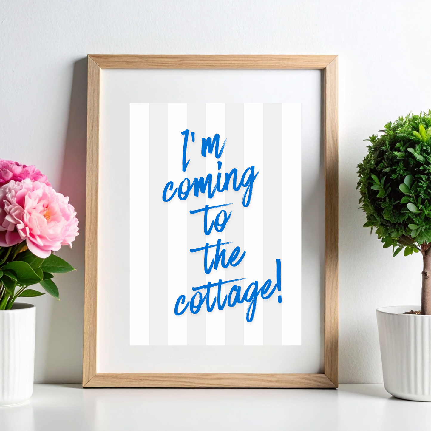 Heated Rivalry 'I'm coming to the Cottage" Wall Print