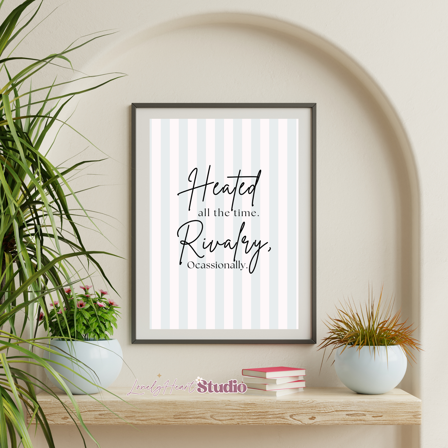 Heated Rivalry 'Heated all the time, Rivalry Occasionally' Wall print