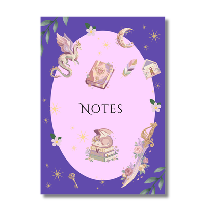 Enchanting Fantasy A5 Lined Notebook