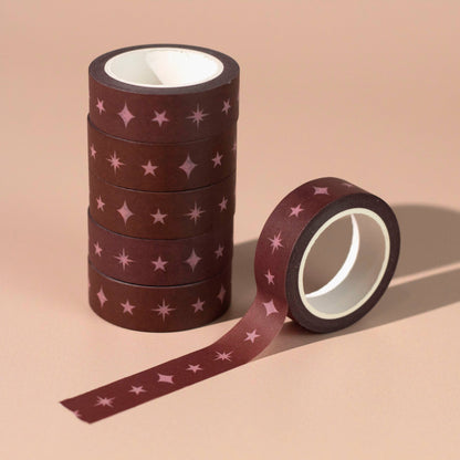 Stars and Sparks Washi Duo | Set of 2 Celestial Paper Tapes