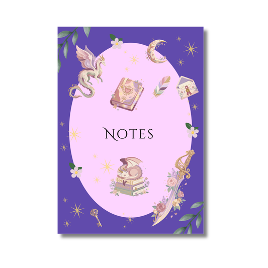 Enchanting Fantasy A5 Lined Notebook