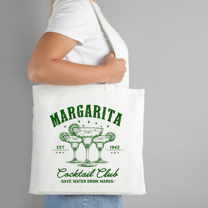 Margarita Cocktail Club Tote Bag | Long Handle