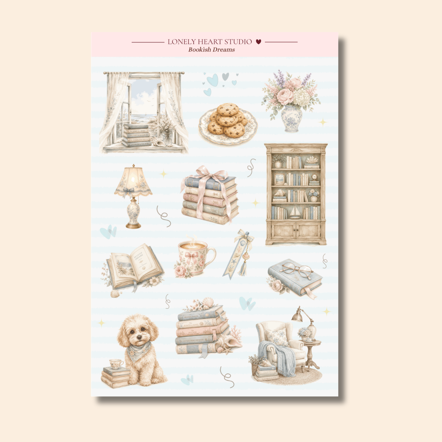 Bookish Dreams Sticker Sheet