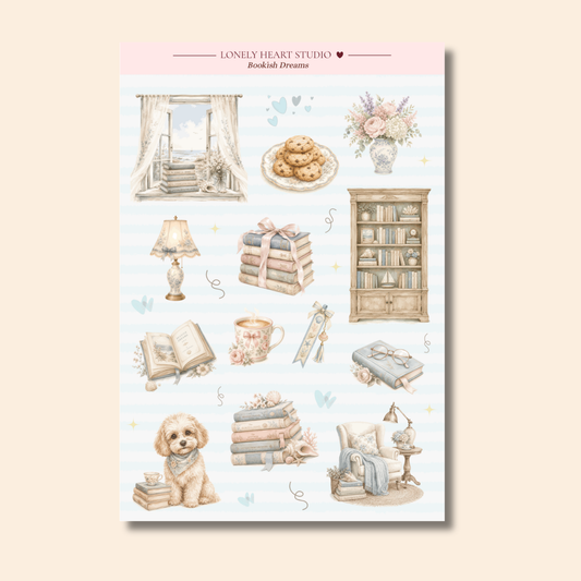 Bookish Dreams Sticker Sheet