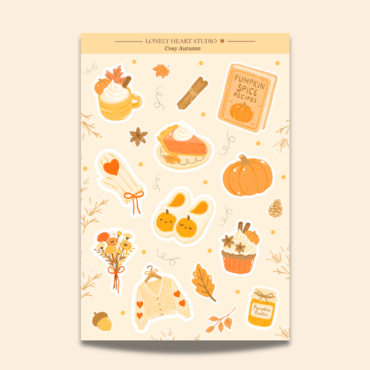 Cosy Autumn Sticker Sheet