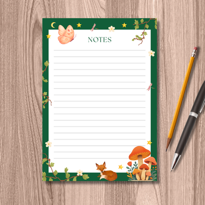 Woodland Escape: A5 Forest Notepad