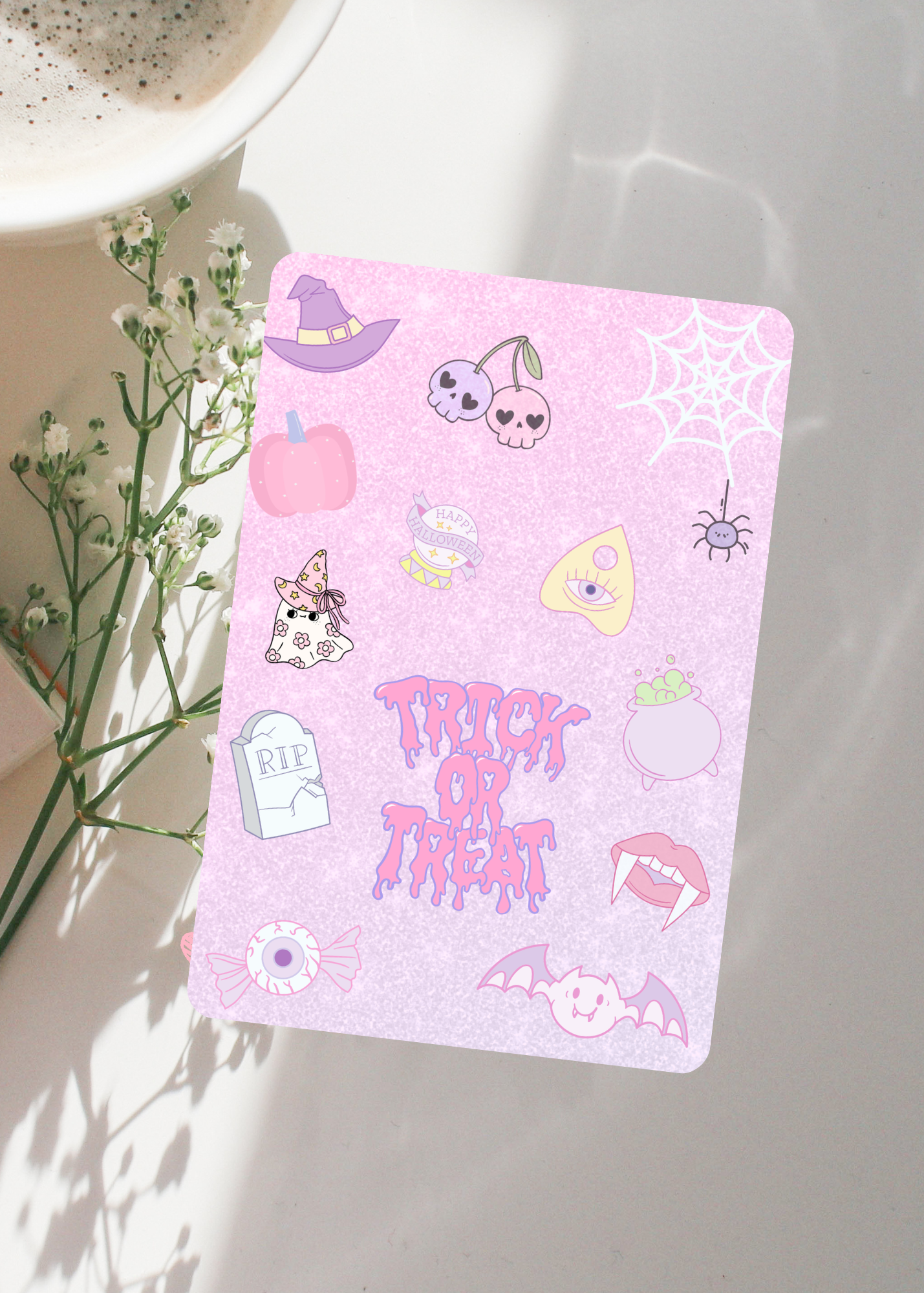 Pastel Halloween Kindle insert