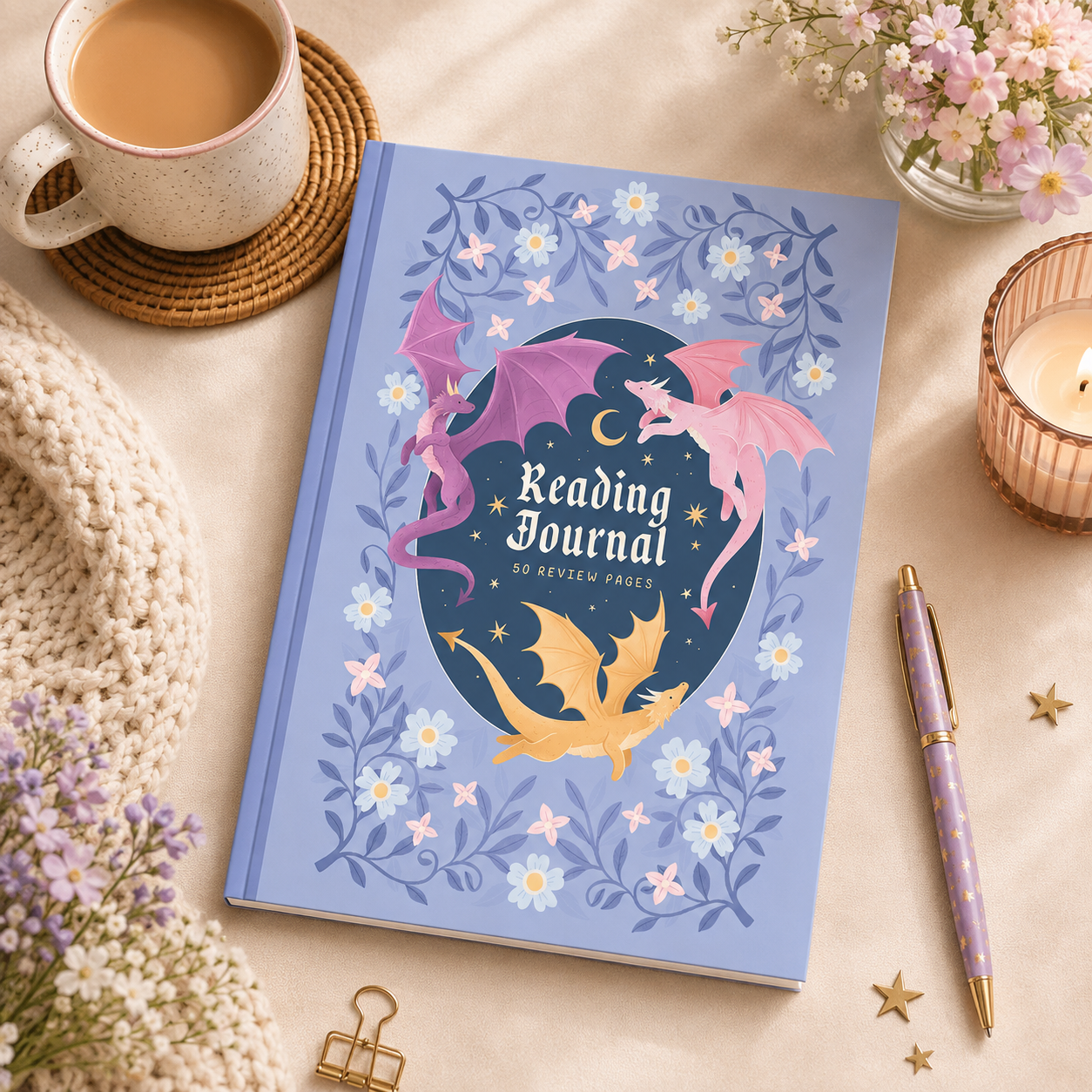 Dragon Fantasy Reading Journal ♡