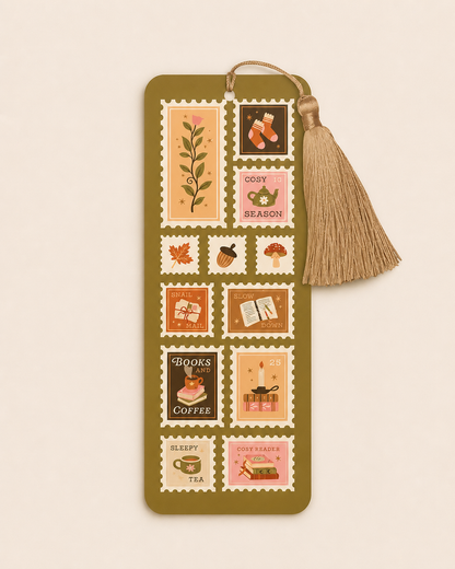 Vintage Postage Bookmark