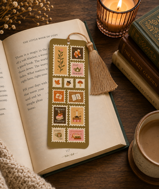 Vintage Postage Bookmark