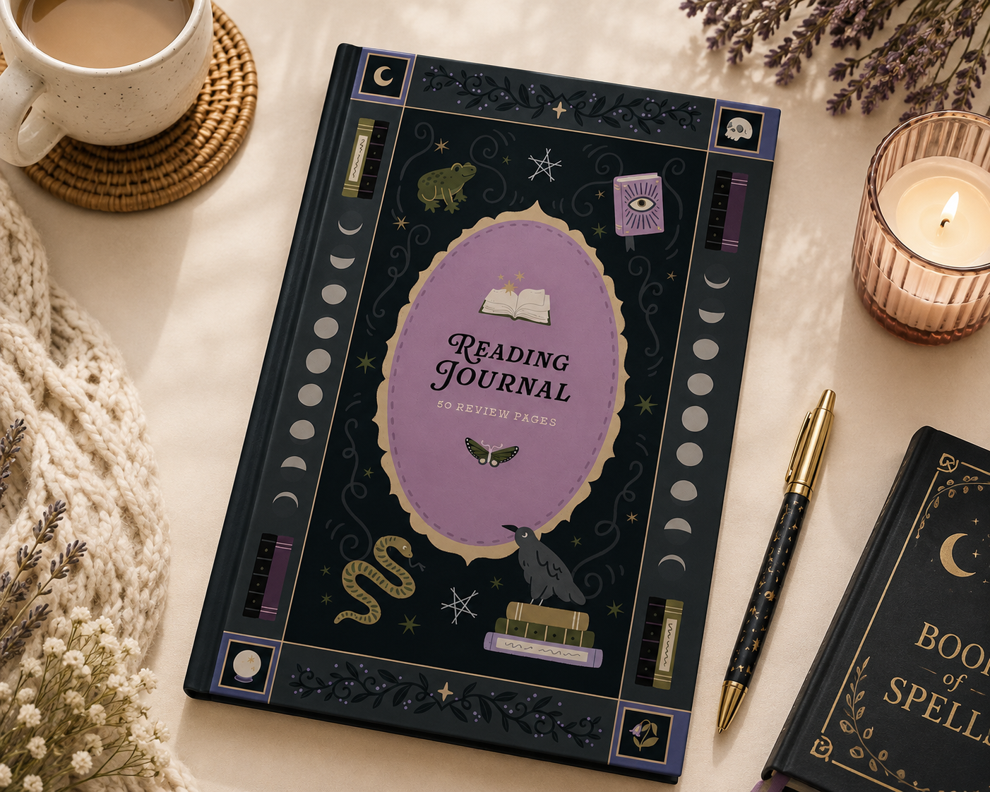 Whimsy Witch Reading Journal ♡
