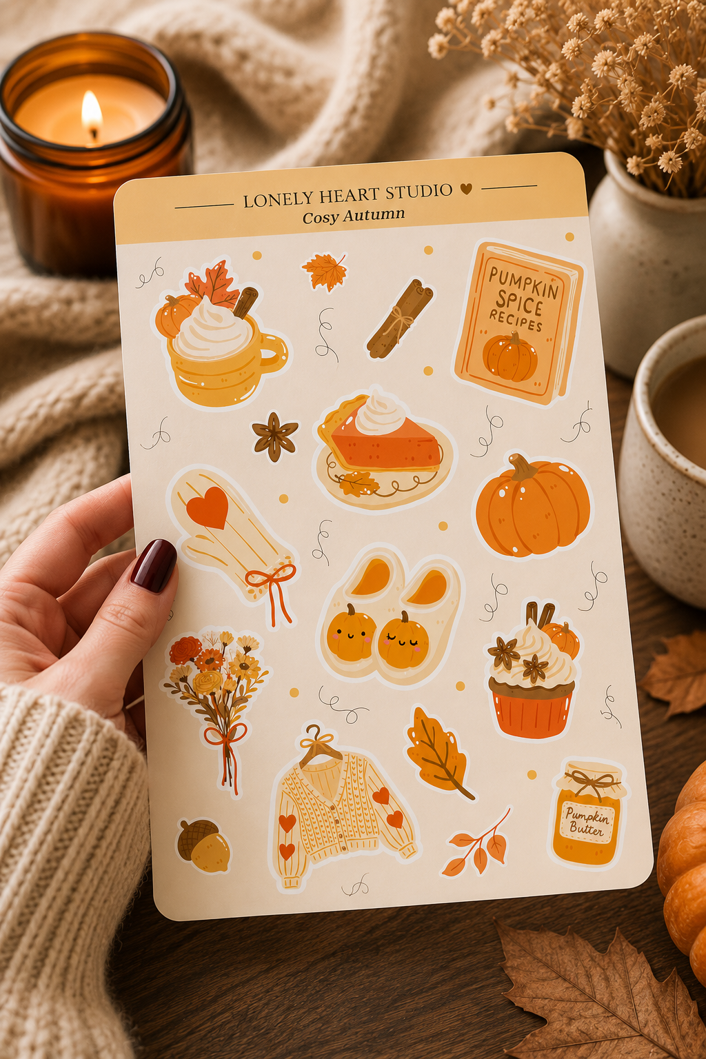 Cosy Autumn Sticker Sheet