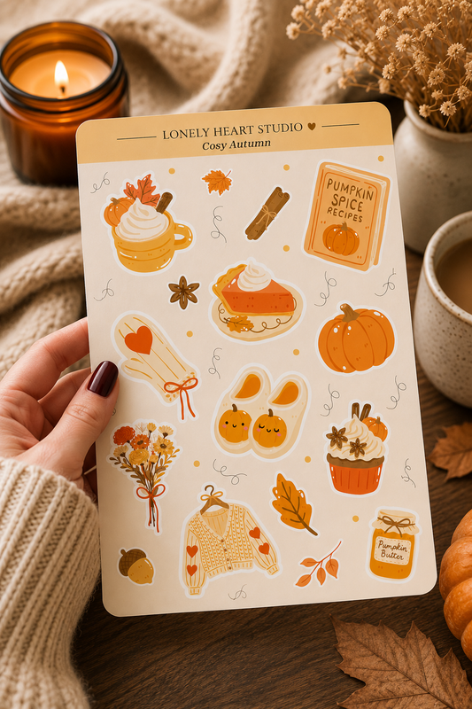 Cosy Autumn Sticker Sheet