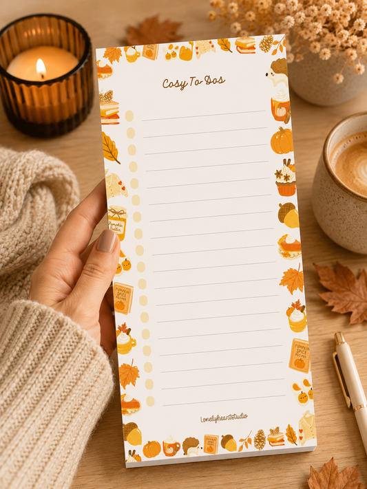Cosy to do Autumn - DL Notepad