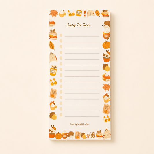 Cosy to do Autumn - DL Notepad