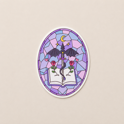 Fantasy Dragon Window Sticker
