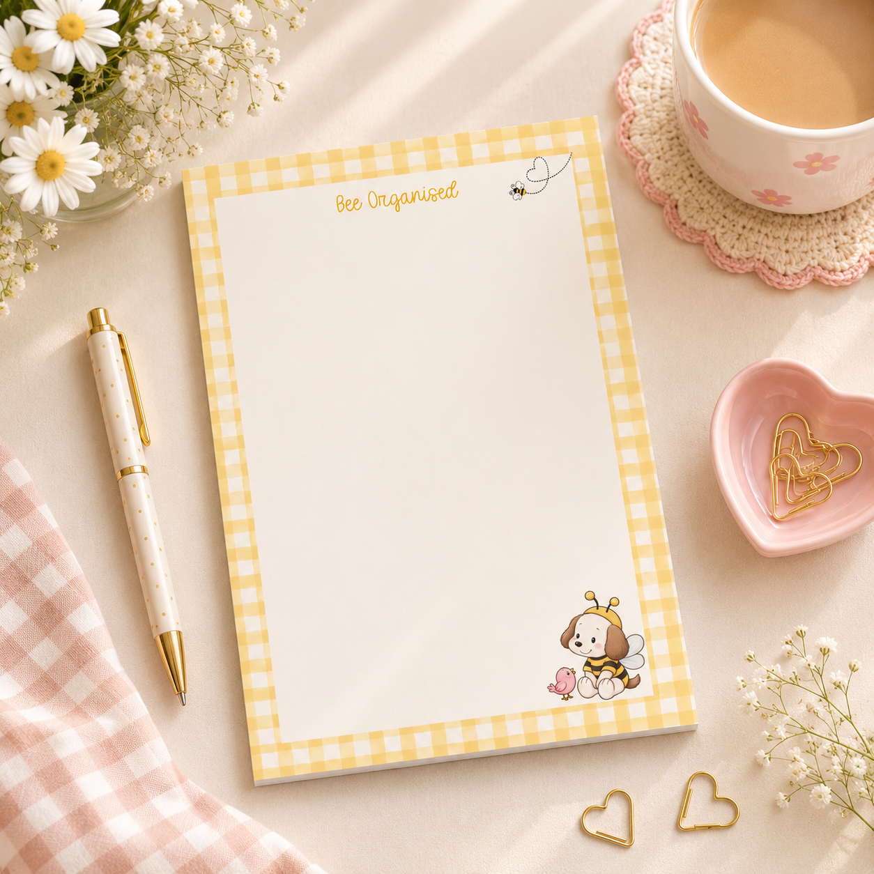 Bee Organised - Daisy the Dog Notepad