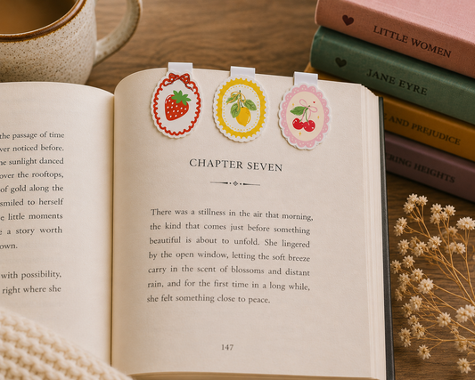 Fruity Mini Magnetic Page Markers - Set of 3