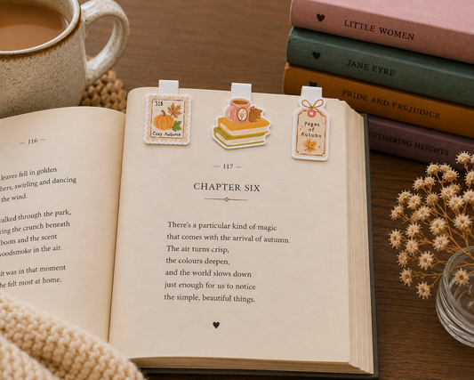 Autumn Pages Mini Magnetic Page Markers - Set of 3