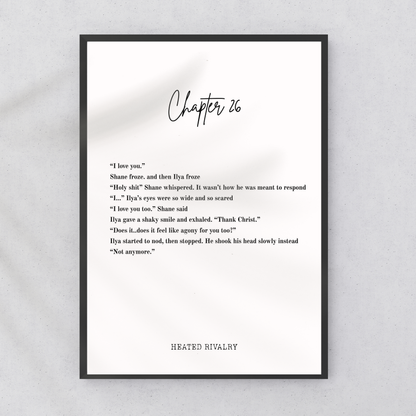 Heated Rivalry Chapter 26 Wall Print - Original Edition