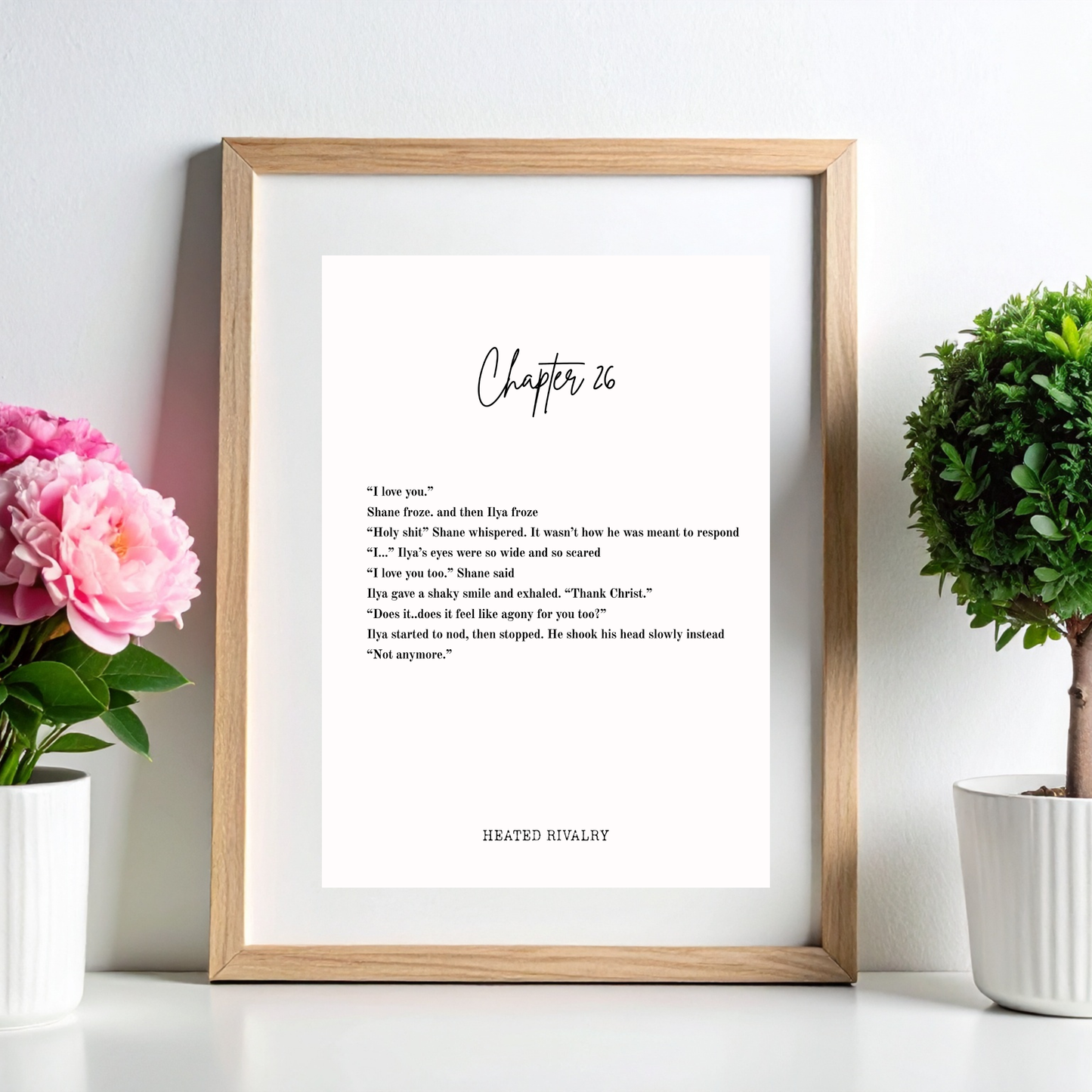 Heated Rivalry Chapter 26 Wall Print - Original Edition