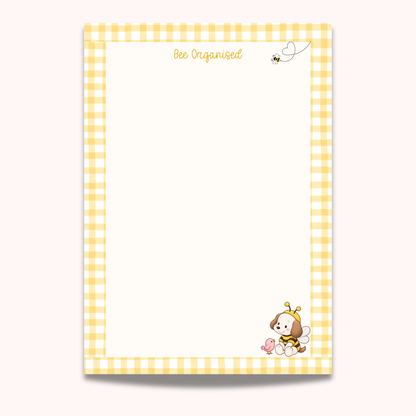 Bee Organised - Daisy the Dog Notepad