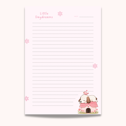 Little Daydreams- Daisy the Dog Notepad