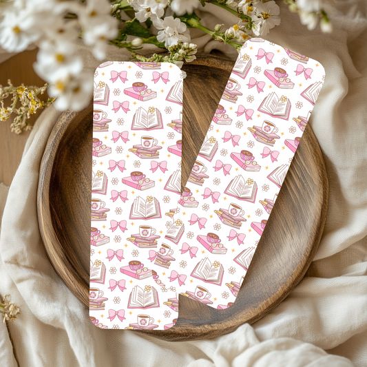 🎀 Coquette Girly Bookmarks – Cherries, Cream Cakes & Strawberries🍒🍰🍓