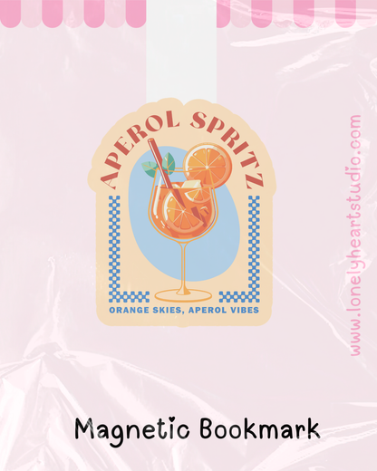 Aperol Spritz Magnetic bookmark