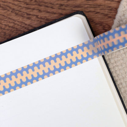 Wavy Geometric Washi Tape Set | Pattern Stationery Gift Set