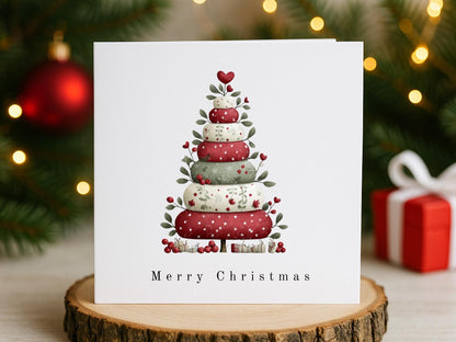 Handmade Christmas Cards, Festive Topiary Tree Designs