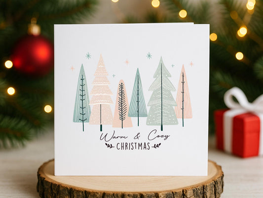 Handmade Boho Christmas Cards