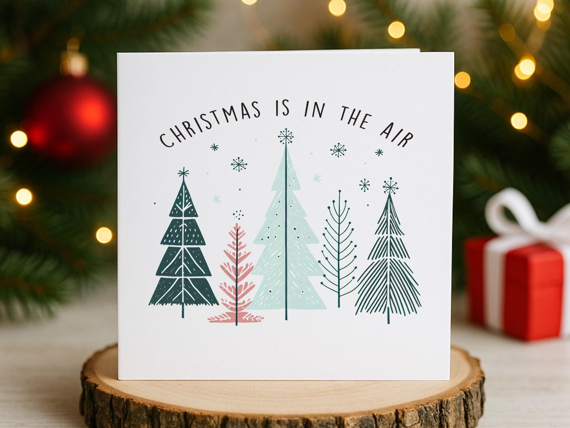 Handmade Boho Christmas Cards