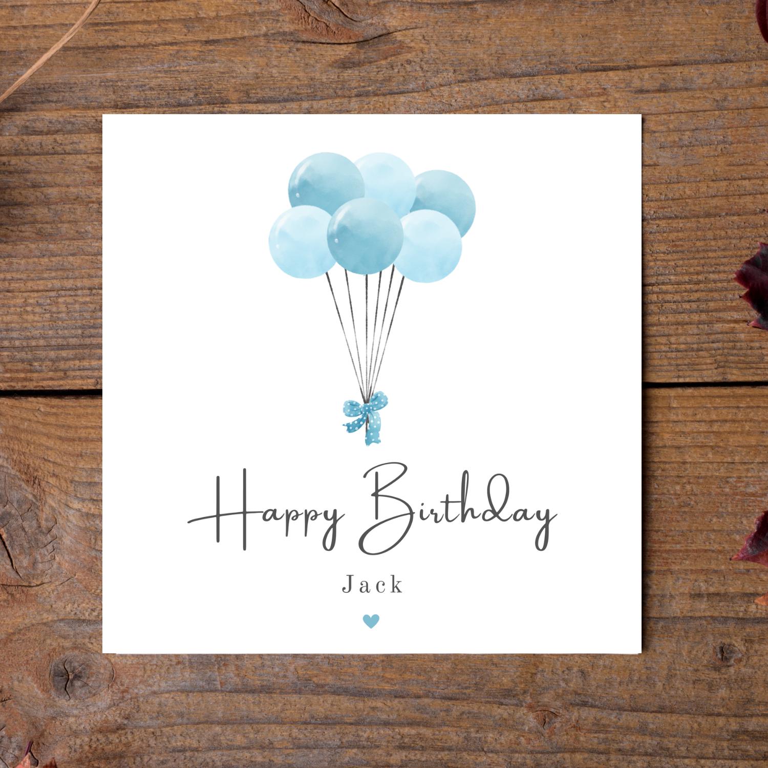 Personalised Birthday Card for him