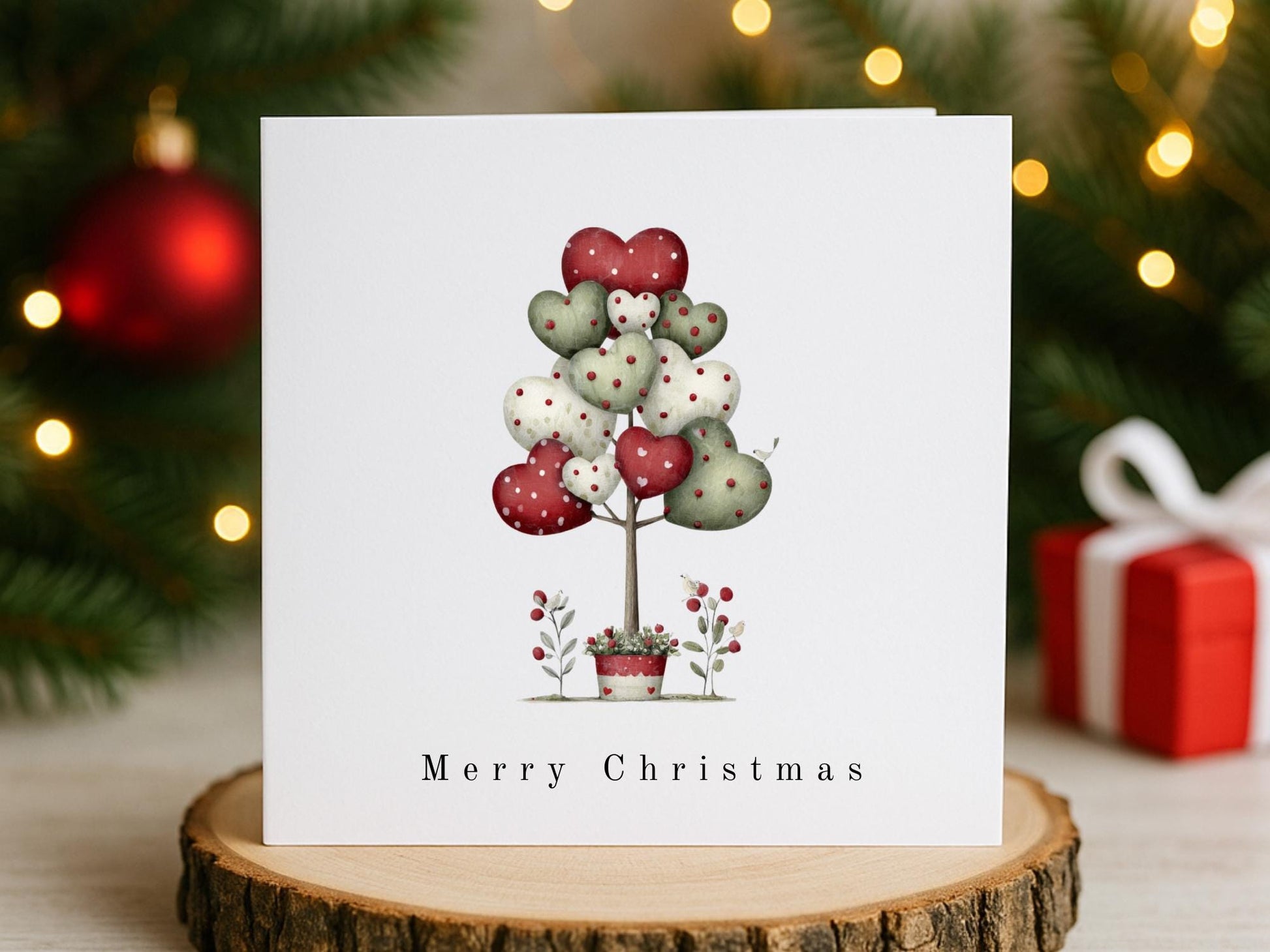 Handmade Christmas Cards, Festive Topiary Tree Designs