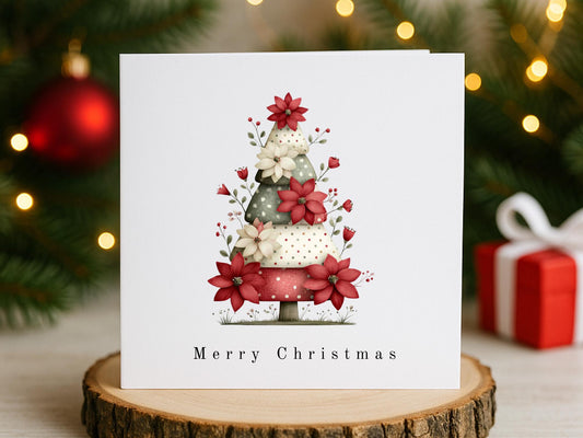 Handmade Christmas Cards, Festive Topiary Tree Designs