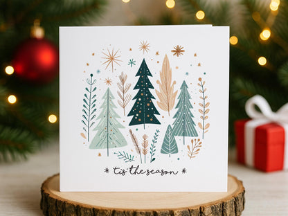 Handmade Boho Christmas Cards