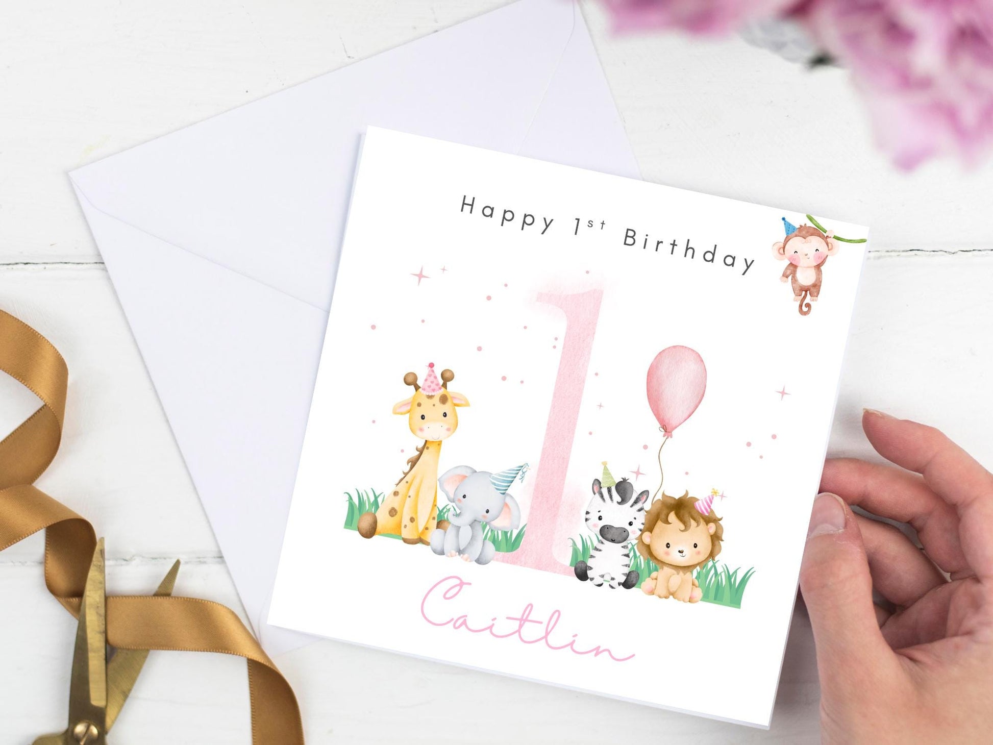 Personalised 1st Birthday Card