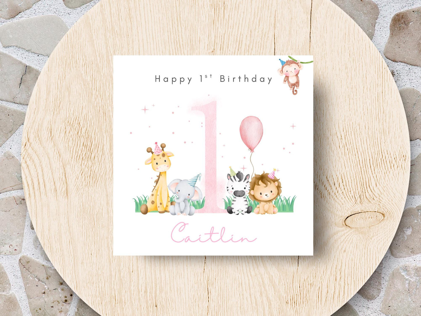 Personalised 1st Birthday Card